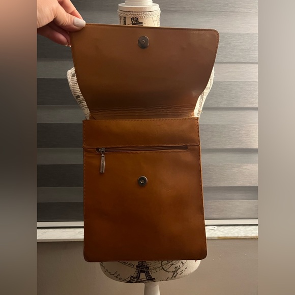FIRENZE Vintage Italian Leather Book Bag Purse main image 11